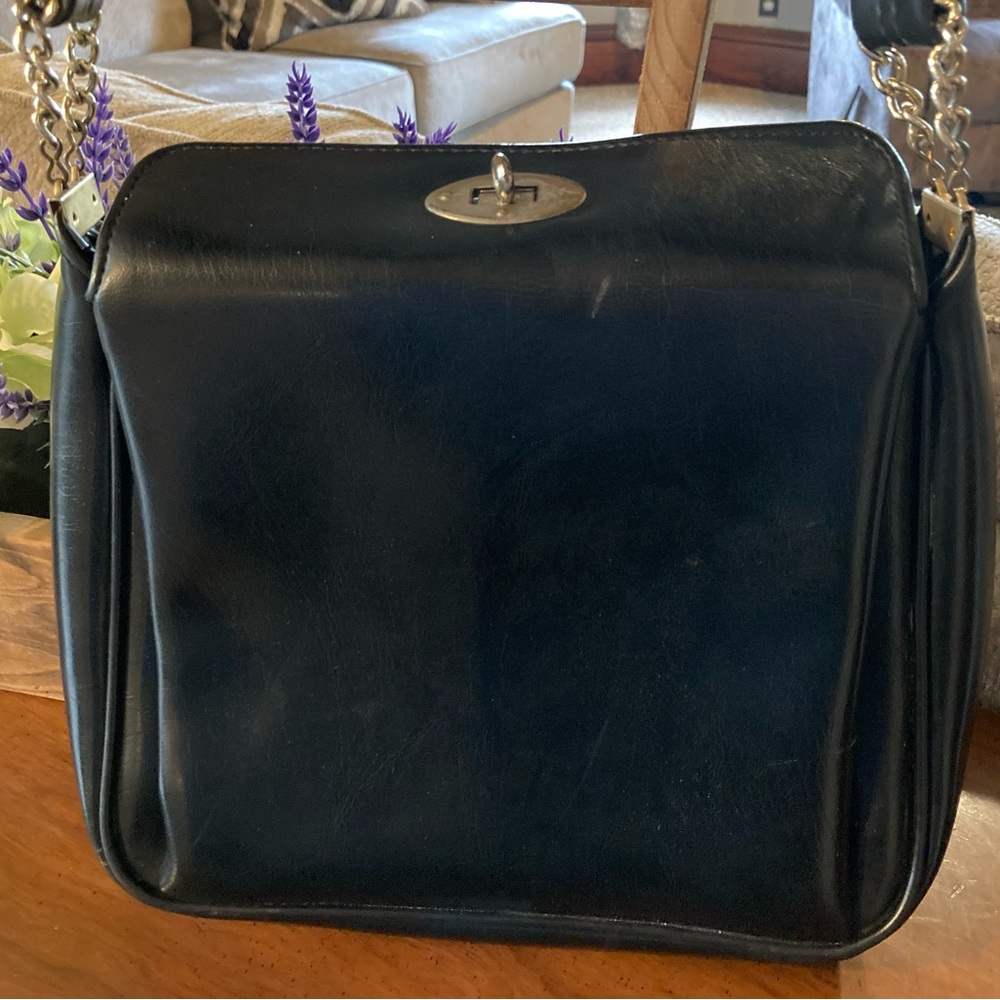 EUC Dover Vintage black leather crossbody